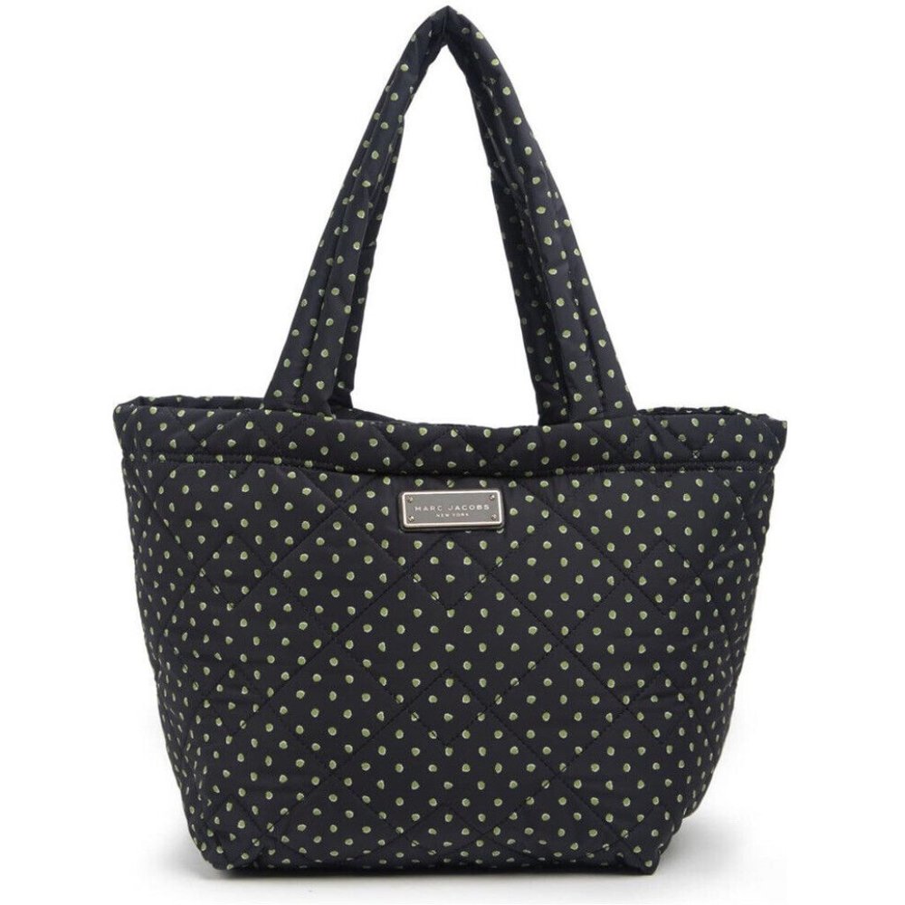 NWT Marc Jacobs Peridot Dots Quilted Medium Tote H009M10SP22-328 $275
